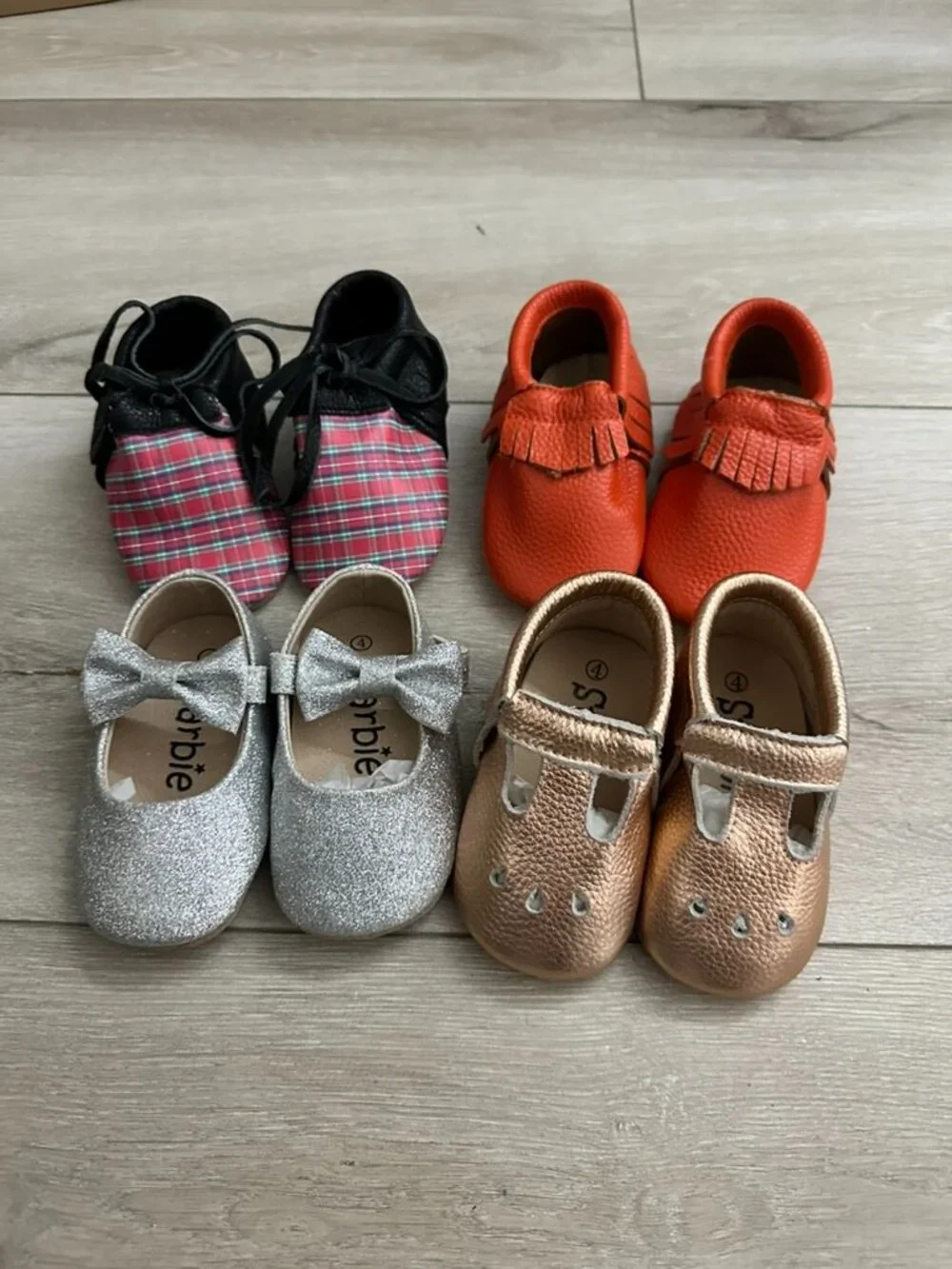 4 pairs Size 4 Size 5 lots Baby Shoes Lots Flash Sale toddler Shoes Sandals